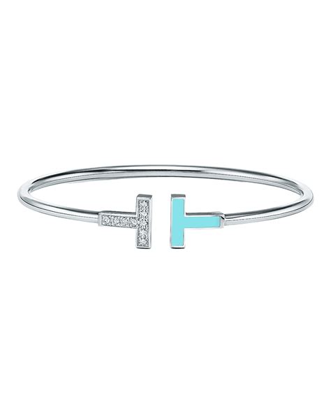 Brazalete Delgado Tiffany T1 Plateado Tiffany Co Hopes Store