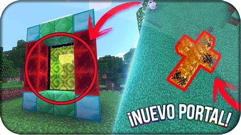 NUEVO PORTAL EN LA ULTIMA VERSION DE MINECRAFT PE SIN MODS NUNCA