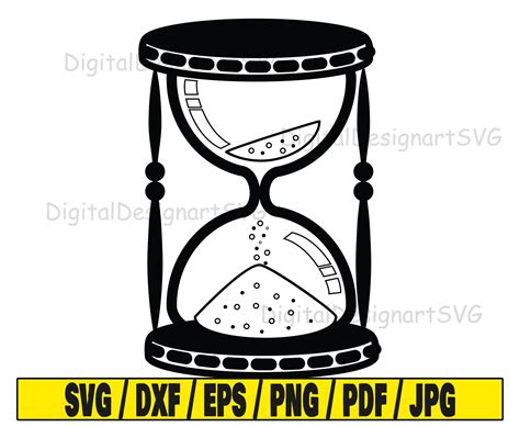 Hourglass Svg Sandglass Svg Time Svg Hour Svg Etsy