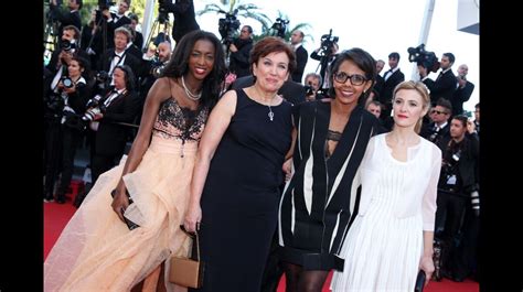 Photo Hapsatou Sy Roselyne Bachelot Audrey Pulvar Et Elisabeth Bost