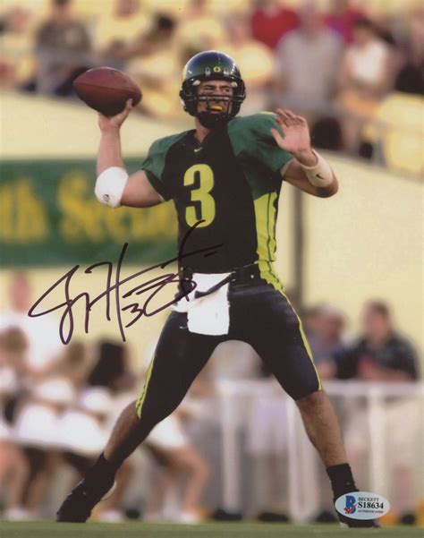 Joey Harrington Signed Oregon Ducks 8x10 Photo (Beckett COA) | Pristine ...