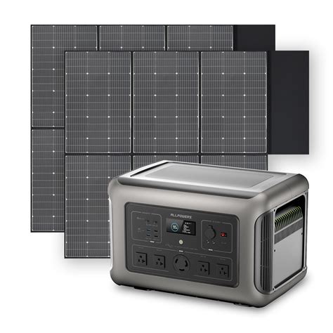 ALLPOWERS R3500 LiFePO4 Solar Generator Kit Include 3200W 3168Wh