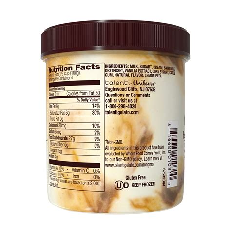 Talenti Gelato Nutritional Information Besto Blog