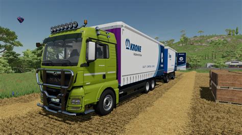 Man Tgx 26640 And Krone Trailers Pack Autoload V 13 Farming Simulator 22 Mods