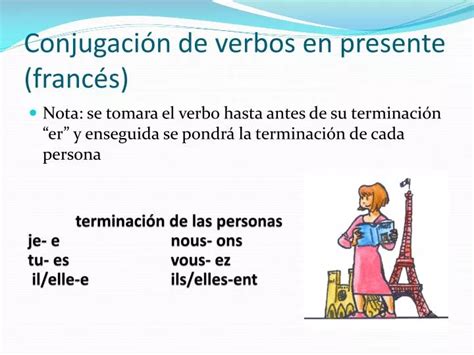 Ppt Conjugaci N De Verbos En Presente Franc S Powerpoint