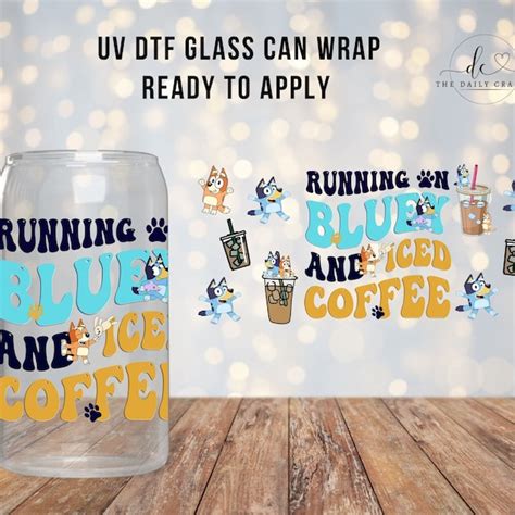 Bluey Dtf Cup Wraps Etsy