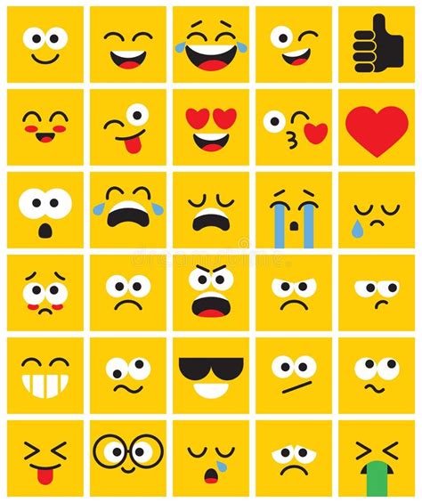 Square Emojis Stock Illustrations – 137 Square Emojis Stock ...