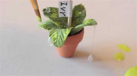 Polymer Clay Plant Tutorial YouTube