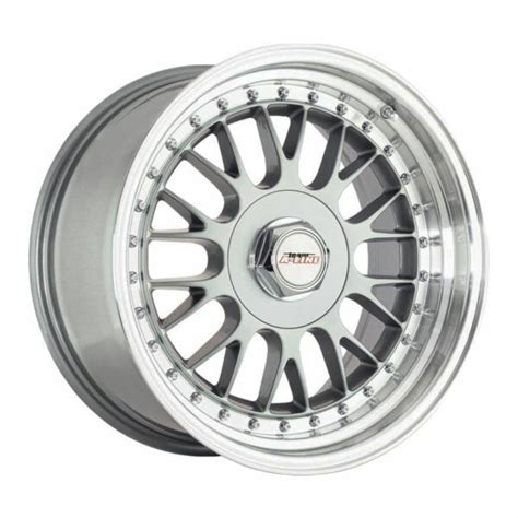 17 A Line Solo 4 100 4 114 Super Silver Machine Lip Alloy Wheels