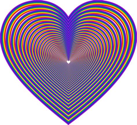 Clipart Rainbow Heart 3