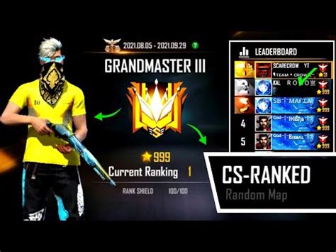 How To Reach Grandmaster In Clash Squad Rank Free Fire CS Ranked Best