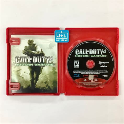 Call Of Duty 4 Modern Warfare Greatest Hits Ps3 Playstation 3