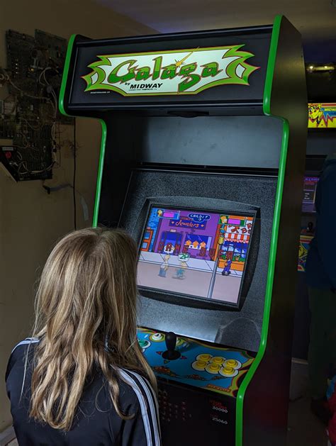 Galaga Themed 2-player Mancave 10,000 Game Arcade Machine | Arcade Time ...