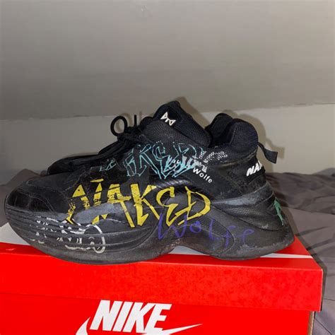 NAKED WOLFE TITAN GRAFFITI BLACK Chunky Statement Depop