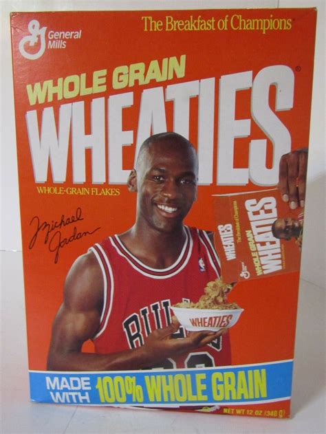 1992 Vintage Michael Jordan Wheaties Cereal Box Values MAVIN