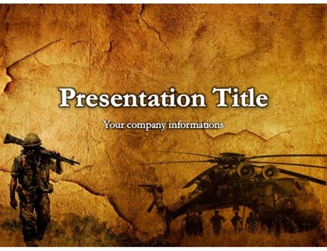 Powerpoint Template Free War