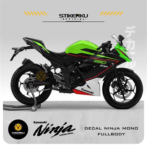 Jual Decal Ninja Sl Mono Sticker Stiker Stock Decals