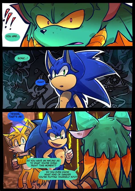 Sonic And Tails Comic Strip With The Same Character In Each Panel One