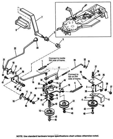 Simplicity 1692865 1718H 18HP Hydro TRACTOR ONLY Parts Diagram For