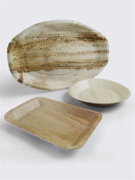 Wooden Plates Bowls And Platters Disposable Tableware