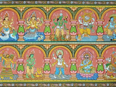 Dashavatar Of Lord Vishnu Pattachitra Art By Suryakanta Das