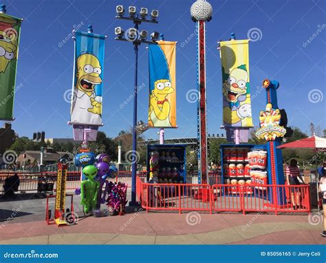 The Simpsons at Universal Studios, Orlando,FL Editorial Image - Image ...