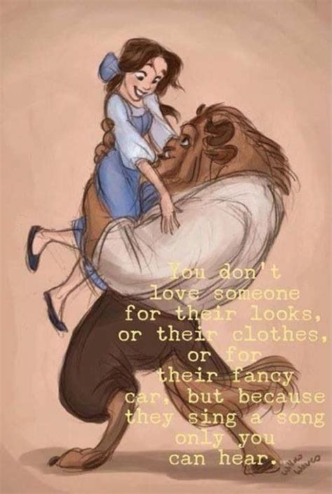 Belle And Beast Love Quotes Quotesgram