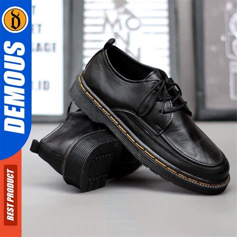 Jual Demous Shadowmoon Sepatu Docmart Low Boots Formal Pantofel Kerja