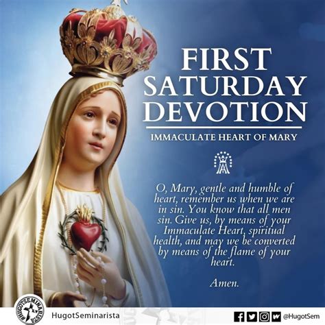 First Saturday Devotion To The Immaculate Heart Of Mary 🙏🏼 ️💐🌼🌹🌸🌺🌻🌷 O