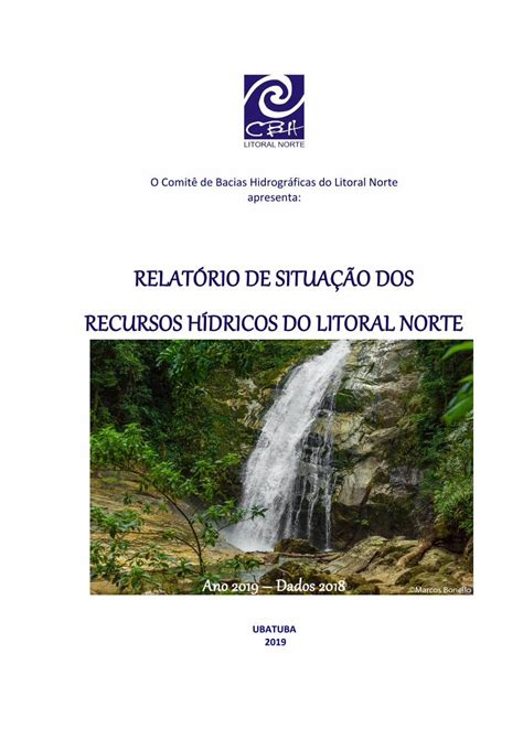 Pdf Relat Rio De Situa O De Recursos H Dricos Do Ln