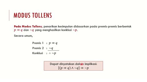 Penarikan Kesimpulan Kelas Xi Smk Logika Matematika Youtube