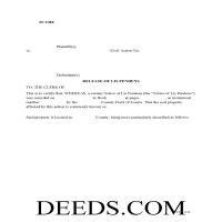 Cabell County Release Of Lis Pendens Form West Virginia Deeds