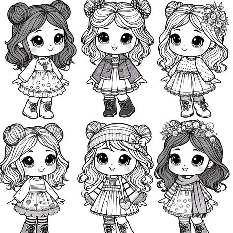 Menininhas Para Pintar - Meninas: desenhos para colorir - Ver e Fazer