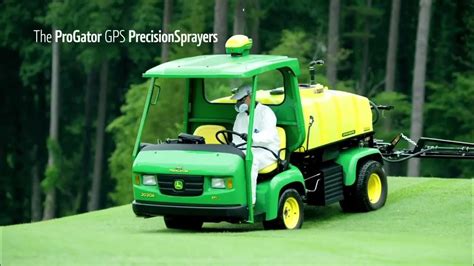 Accuracy With Every Pass John Deere Progator Gps Precisionsprayer Youtube