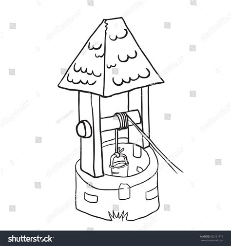 Well Cartoon Illustration Isolated On White Stock Vector (Royalty Free) 552161875 | Shutterstock