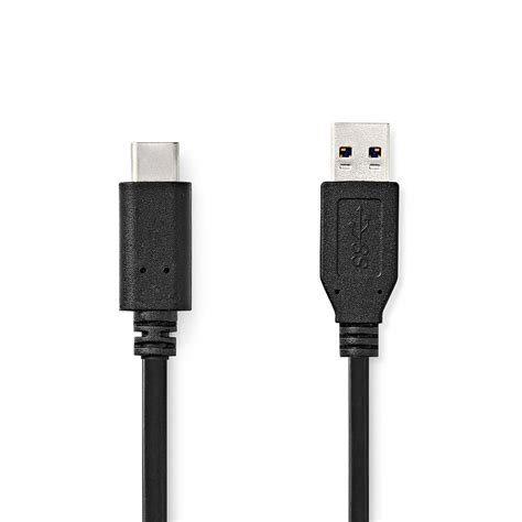 USB Kaapeli USB 3 2 Gen 2 USB A Uros USB C Uros 60 W 10 Gbps