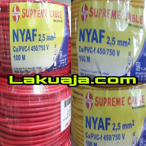 Kabel Nyyhy X Mm Supreme Kabel Serabut Lakuaja