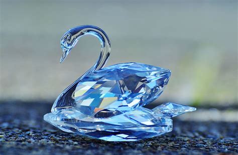 HD wallpaper: swarovski, swan, crystal, noble, beautiful, shine, wealth, diamond - gemstone ...