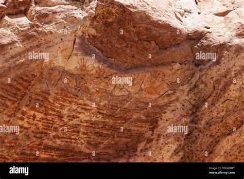 Pictographs In Red Rock Canyon National Conservation Area Nevada Usa