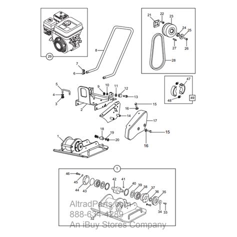 Sf 460 Belle Group Plate Compactor Parts