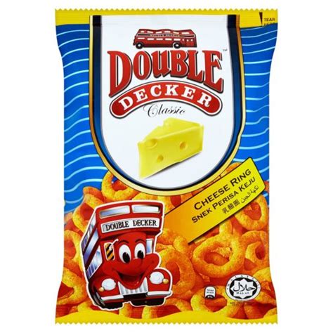 DOUBLE DECKER Prawn Cracker Original Hot Spicy G X Packs TOPSNACKSHOP