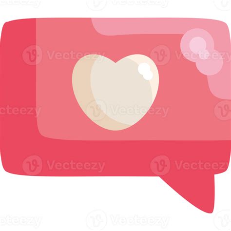 Speech Bubble With Heart Icon 24600338 PNG