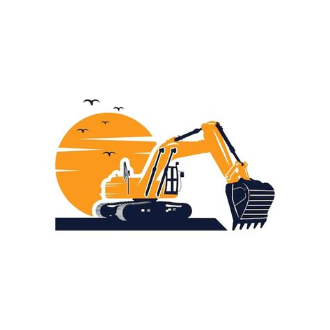 Plantilla De Logotipo De Vector De Excavadora Logotipo De Construcci N