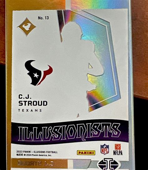 2023 Panini Illusions C J Stroud Illusionists Rookie Acetate RC SSP EBay