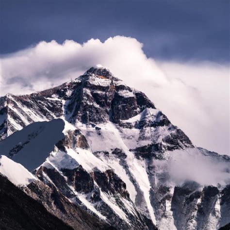 El Monte Everest En La Cordillera Del Himalaya Es La Montaña Más Alta