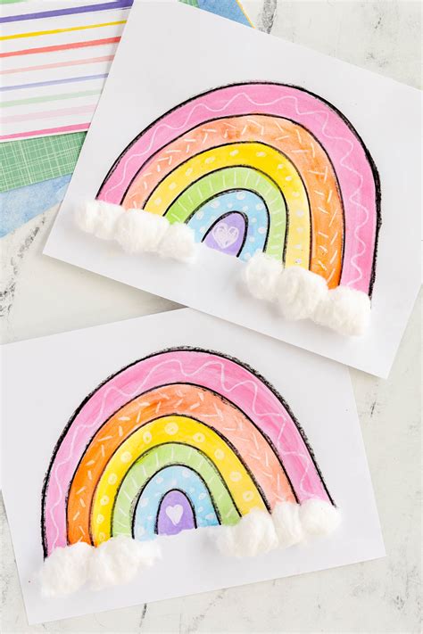 Noah's Ark Watercolor Rainbow Craft - Made To Be A Momma