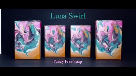 Luna Swirl Design Soap Art Cold Process Youtube