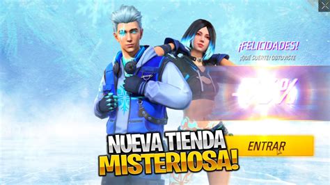 NUEVA TIENDA MISTERIOSA NAVIDEÑA PREMIOS GRATIS FREE FIRE LATAM YouTube