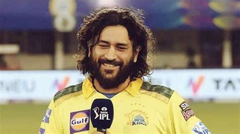 Ms Dhoni Stuns With New Look Fans Say Is Long Hair Dhoni Coming Back