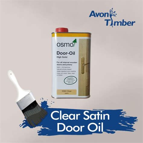 Osmo Door Oil Clear Satin